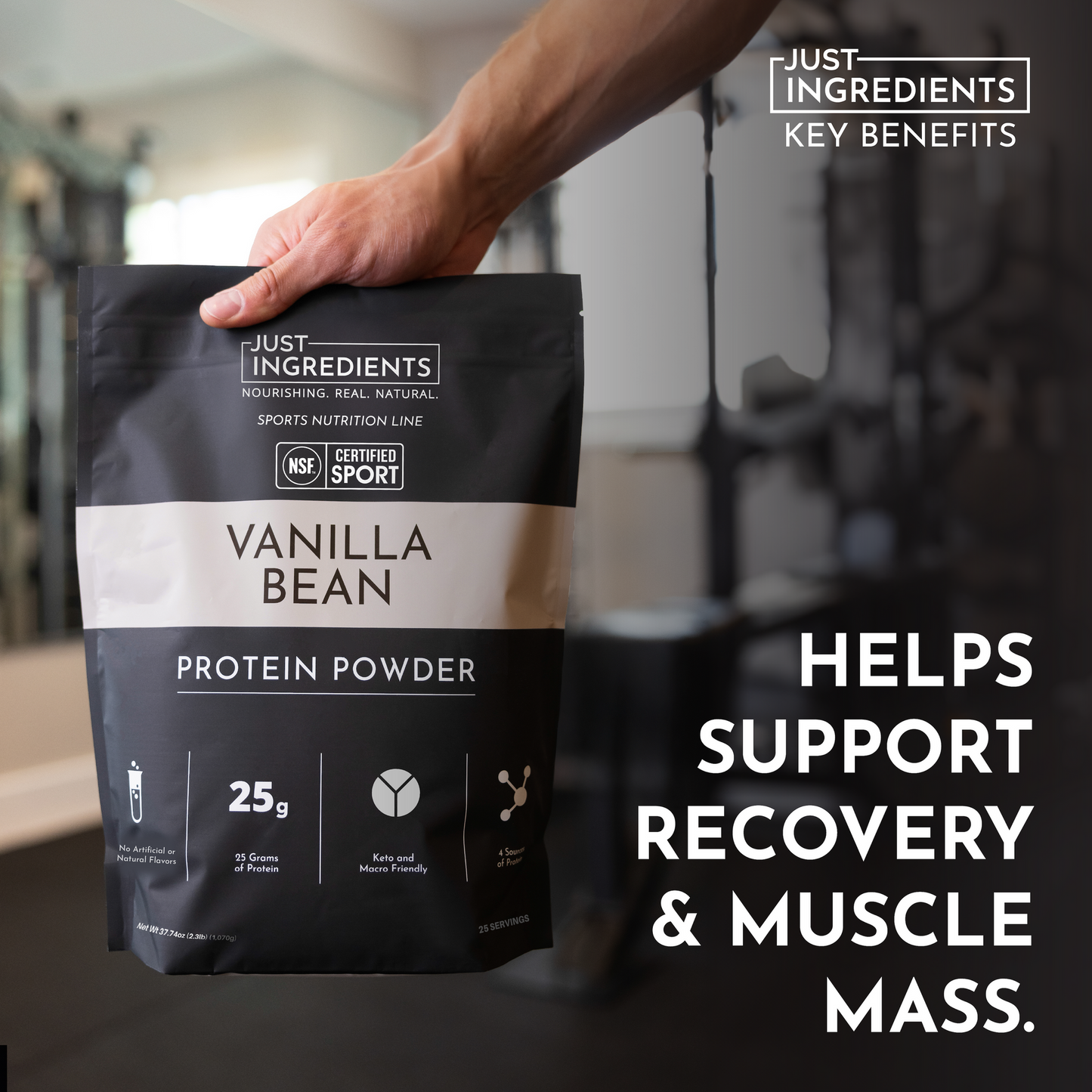 Protein Powder, 20 Servings, Supports Muscle Recovery & Energy*