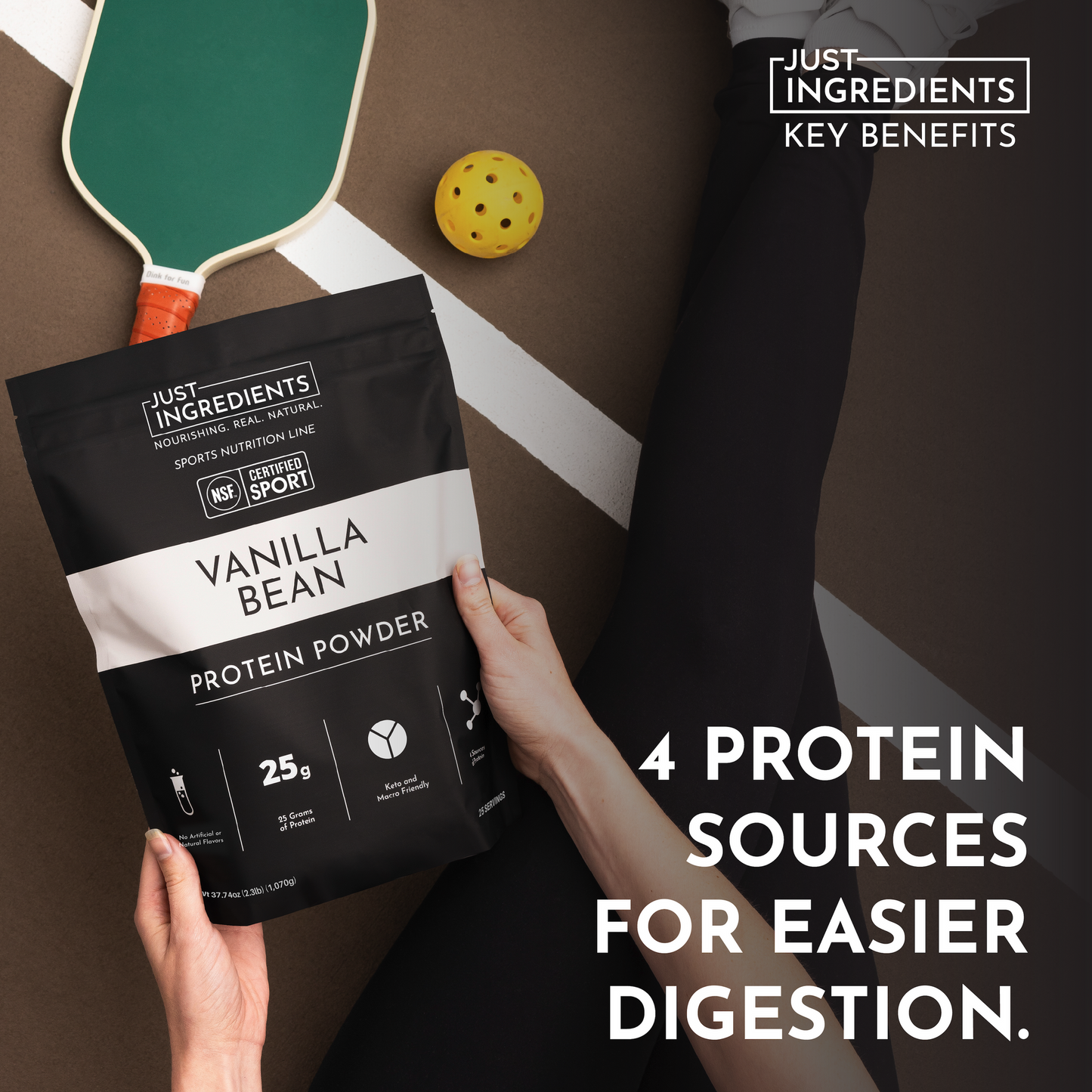 Protein Powder, 20 Servings, Supports Muscle Recovery & Energy*